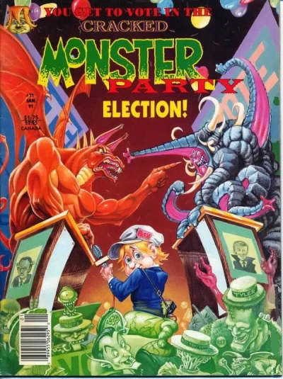 Cover of Cracked Monster Party Election