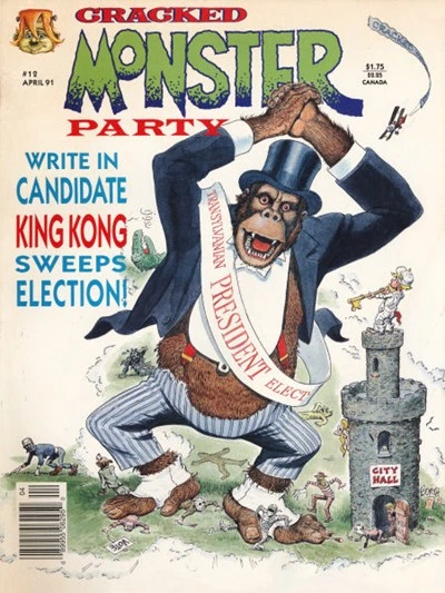 Cover of Write in Candidate King Kong Sweeps Election!