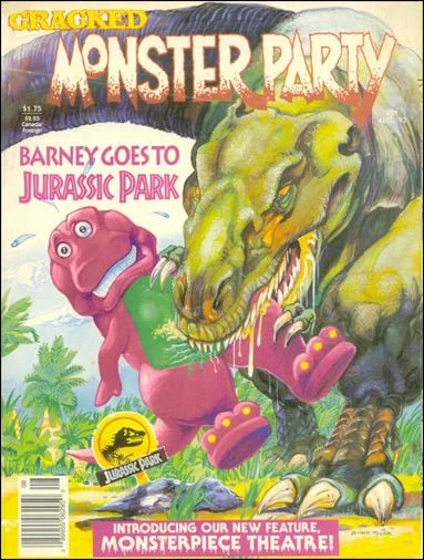 Cover of Barney Goes to Jurassic Park