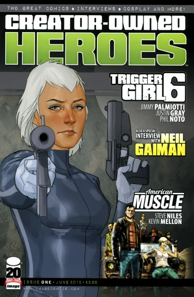 Cover of American Muscle #1; Trigger Girl 6 #1