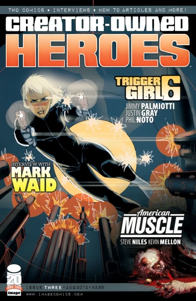 Cover of American Muscle #3; Trigger Girl 6 #3