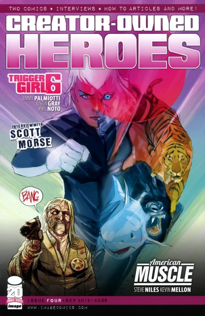 Cover of American Muscle #4; Trigger Girl 6 #4