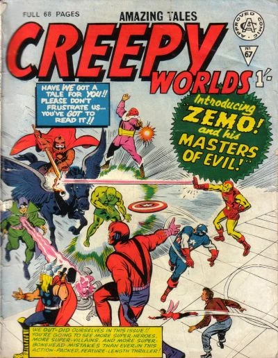 Cover of Creepy Worlds