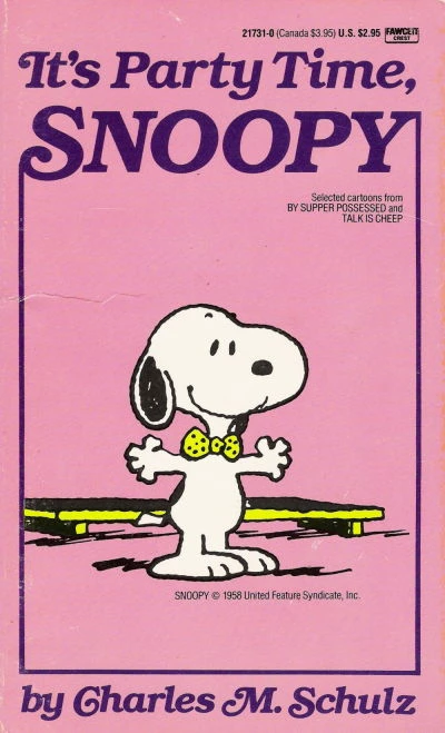Cover of It's Party Time Snoopy