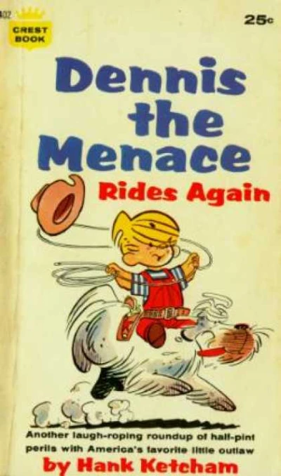 Cover of Dennis the Menace Rides Again