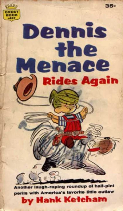 Cover of Dennis the Menace Rides Again