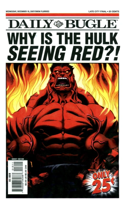 Cover of Why Is the Hulk Seeing Red?!