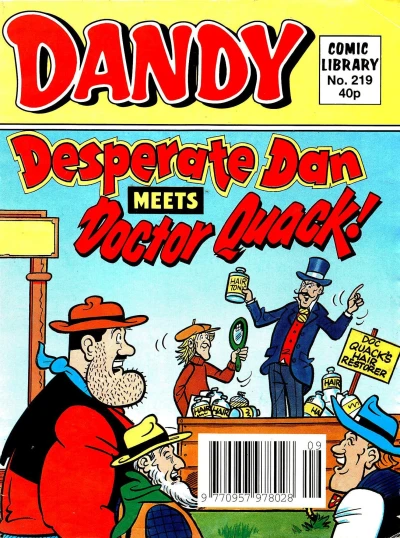 Cover of Desperate Dan Meets Doctor Quack!