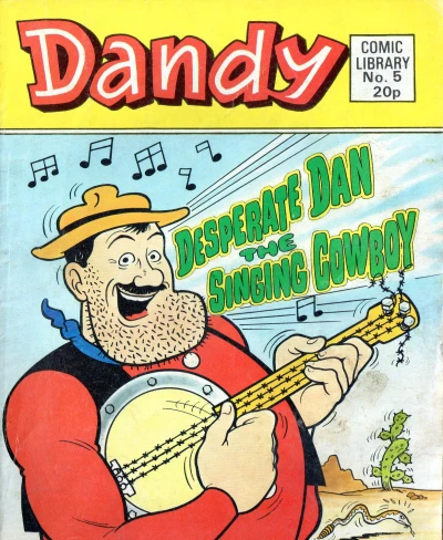 Cover of Desperate Dan the Singing Cowboy