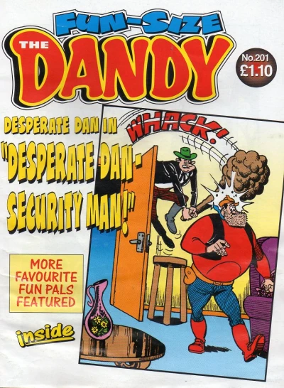 Cover of Desperate Dan, Security Man