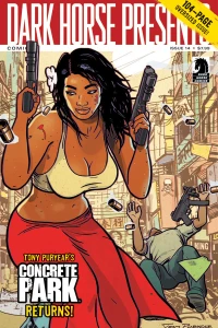 Finder: Third World; Ghost; Mister X; Falling Skies; Concrete Park; Hellboy vs. The Sabretooth Vampire; Nexus; Riven; Radio Ga Ga; Spooky Tales of Yikes!; Wild Rover; Buddy Cops; A Spy Dream; Love Hurts