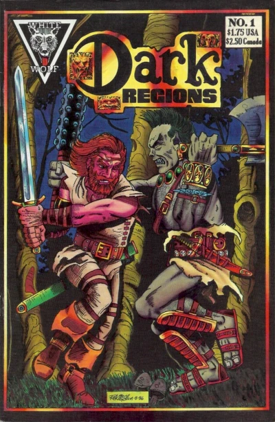 Cover of Dark Regions; Ignor Ant; Chuk the Barbaric