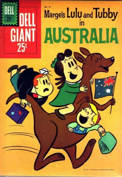 Cover of Marge's Lulu and Tubby in Australia