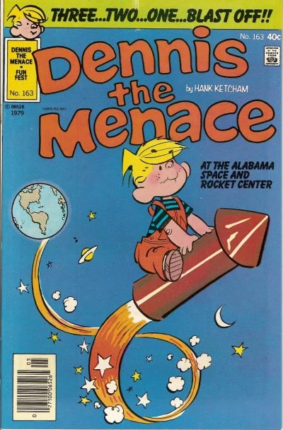 Cover of Dennis the Menace at the Alabama Space and Rocket Center