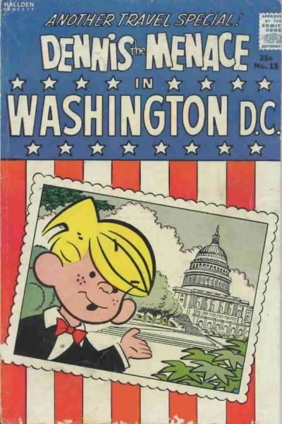 Cover of Dennis the Menace in Washington D.C.