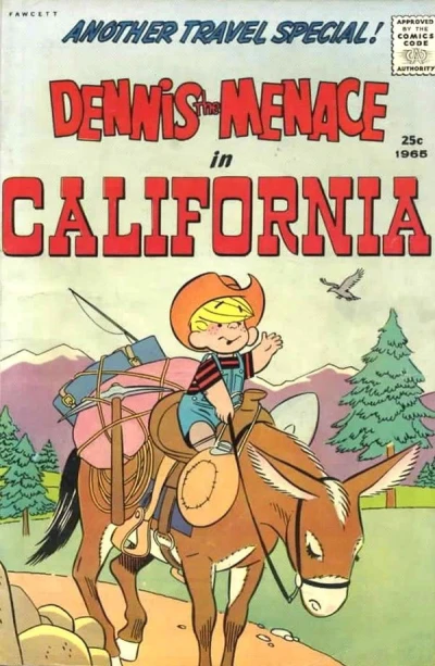 Cover of Dennis the Menace in California