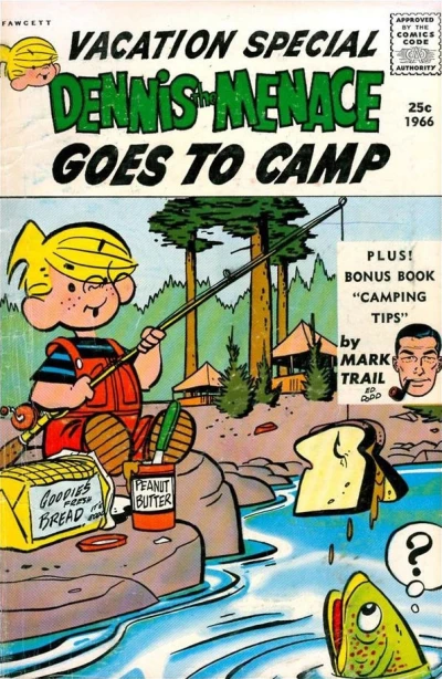 Cover of Dennis the Menace Goes to Camp