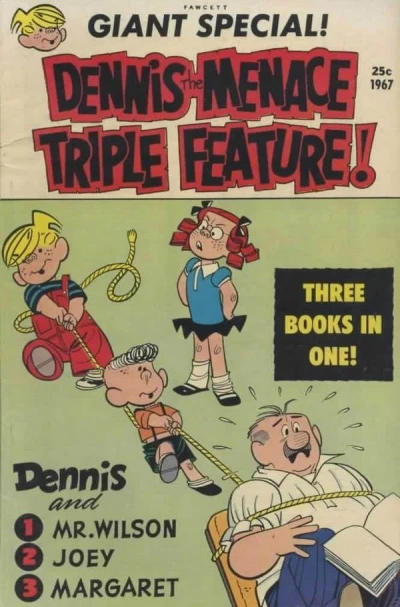 Cover of Dennis the Menace Triple Feature!