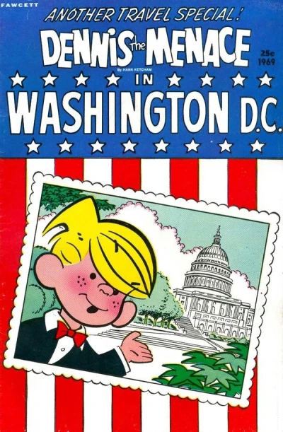 Cover of Dennis the Menace in Washngton D.C.