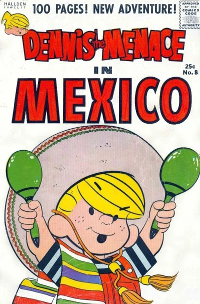 Cover of Dennis the Menace in Mexico
