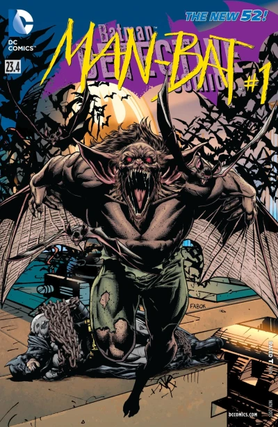 Cover of Detective Comics (Volume 2) #23.4: Man-Bat