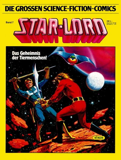 Cover of Starlord: Das Geheimnis der Tiermenschen