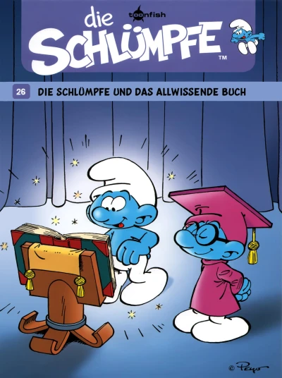 Cover of Die Schlümpfe und das allwissende Buch