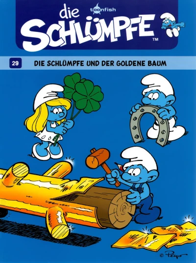 Cover of Die Schlümpfe und der goldene Baum