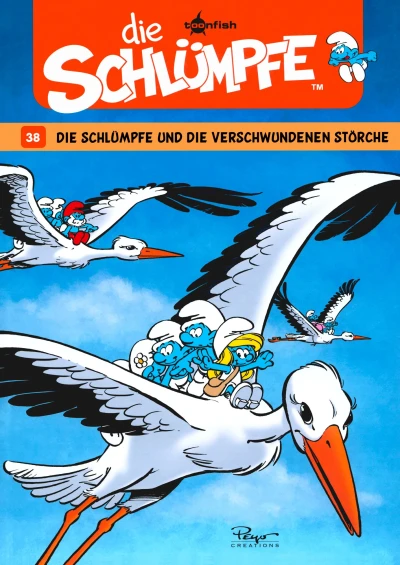 Cover of Die Schlümpfe und die verschwundenen Störche