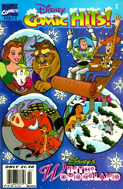 Cover of Beauty & The Beast:Magical Memories!; Toy Story:Andy's Sleep Over; Pocahontas:Holiday Harmony; Timon & Pumbaa:Mall I Want For Christmas