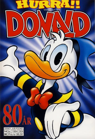 Cover of Donald 80 år