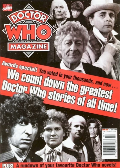 Cover of We count down the Greatest Doctor Who stories of all Time!