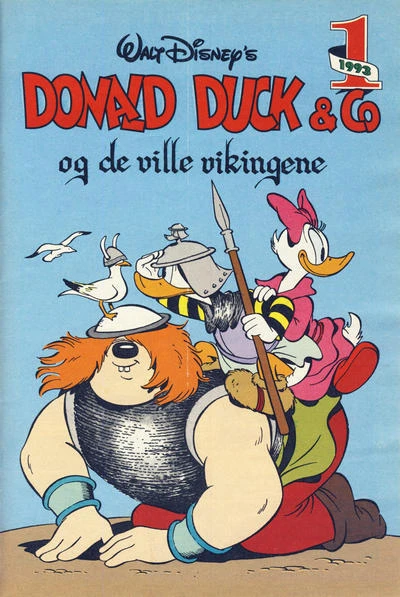 Cover of Donald Duck og de ville vikingene