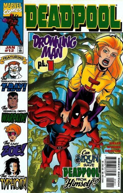 Cover of Drowning Man Part 1 or Things to Do in Iowa When You're Deadpool