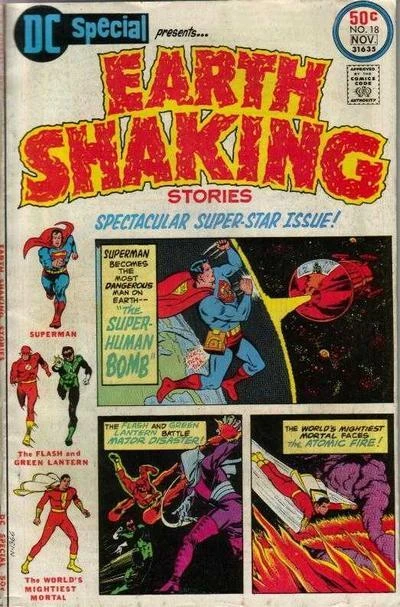 Cover of Earth Shaking Stories: Spectacular Super-Star Issue!
