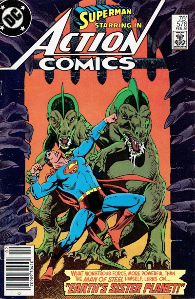 Cover of Earth's Sister Planet!; The 'Monumental' Menace of Metropolis!