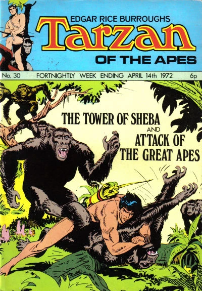Cover of The Tower of Sheba and Attack of the Great Apes