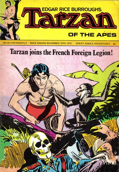 Cover of Tarzans Joins the French Foreign Legion