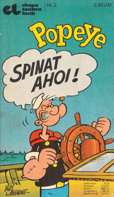 Cover of Popeye: Spinat ahoi