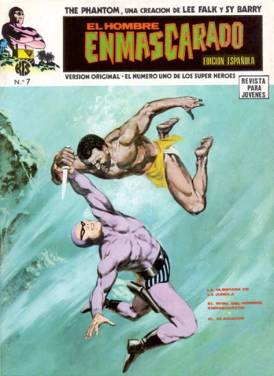 Cover of La olimpiada de la jungla; El rival del Hombre Enmascarado; El gladiador