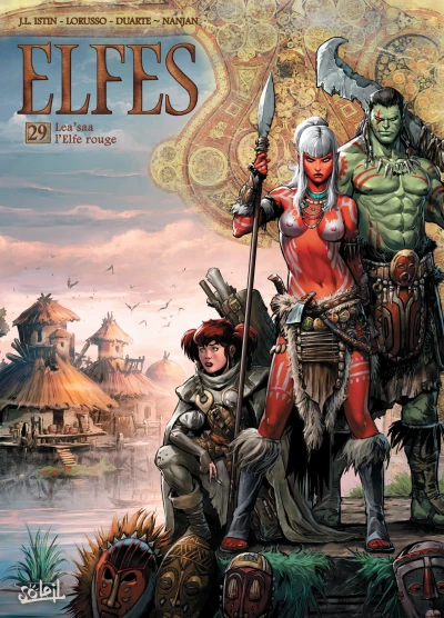 Cover of Leah'saa l'elfe rouge