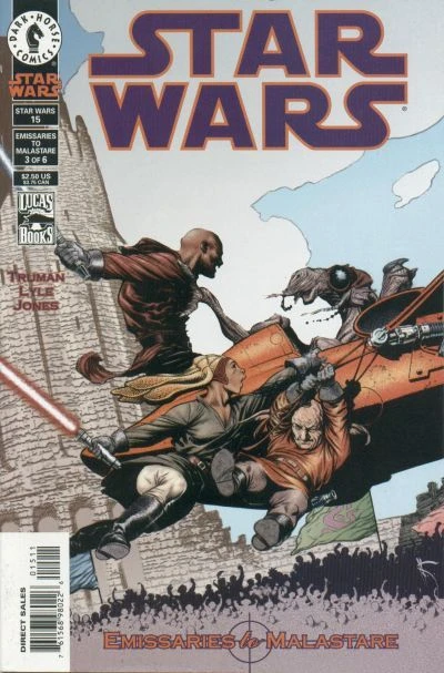 Cover of Emissaries to Malastare, Part Three