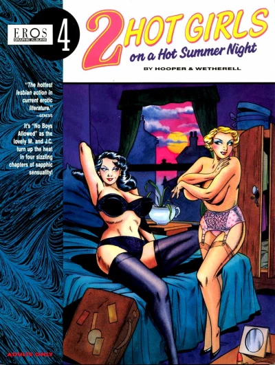 Cover of 2 Hot Girls on a Hot Summer Night