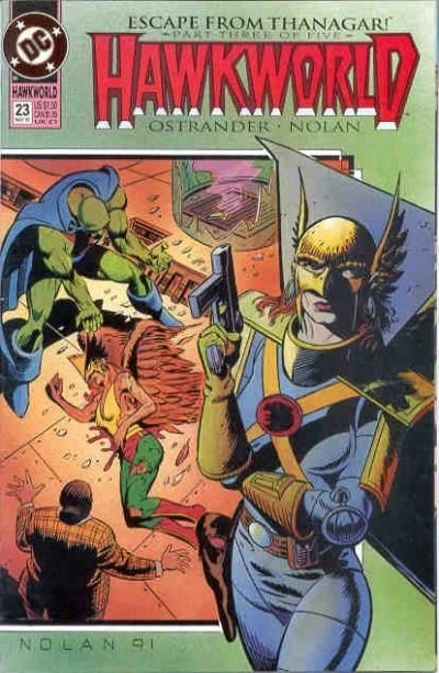 Cover of Escape From Thanagar! Part 3: Lies And Legends; Here There Be Dragons; Storms