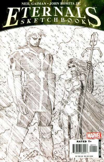 Cover of Eternals Sketchbook