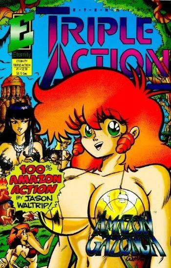 Cover of Gigantor Returns / Armored Road Police / Amazon Gazonga