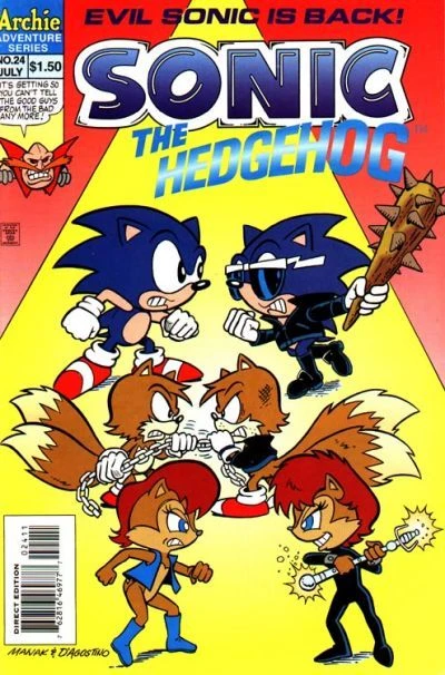 Cover of Evil Sonic Is Back