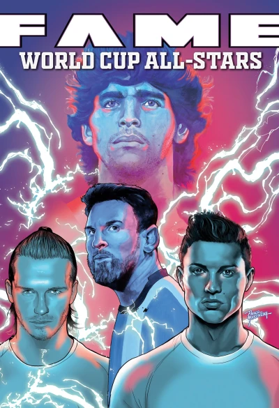 Cover of David Beckham, Lionel Messi, Cristiano Ronaldo and Diego Maradona