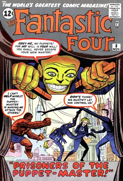 Cover of Prisoners of the Puppet-Master!