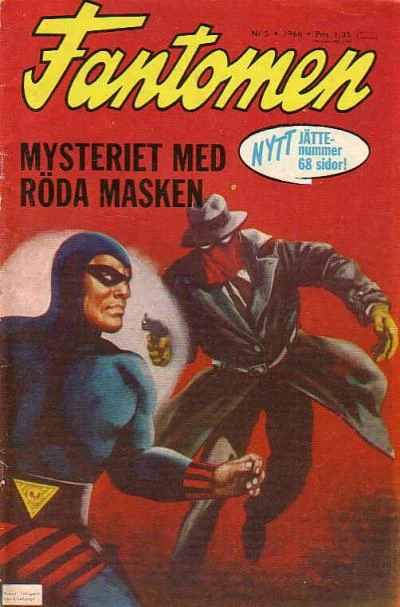 Cover of Mysteriet med röda masken (The Mystery of the Red Mask)